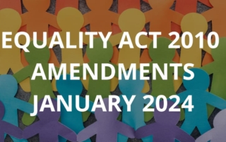 Equality Act 2010 Amendments to come into effect in the New Year