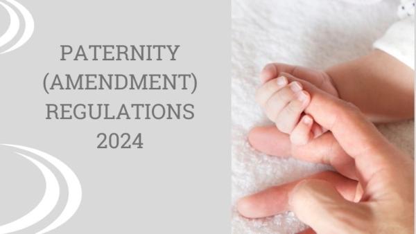 Paternity Leave Amendment Regulations 2024 Backhouse Solicitors   Paternity Article 1 600x338 