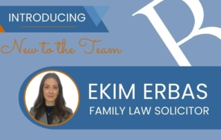 Introducing Ekim Erbas our Family Law Solicitor