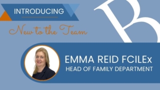 Introducing Emma Reid our Family Lawyer