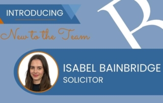 Introducing Solicitor – Isabel Bainbridge